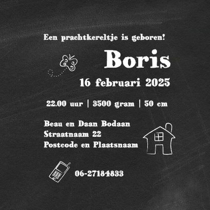 geboortekaart huiskraan 3