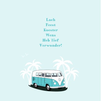 Geboortekaart Volkswagen T1 bus 2