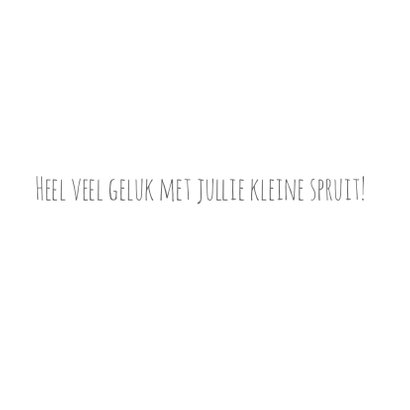 Geboortekaart wolk van een baby 3