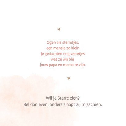 Geboortekaart zusje babyzus av 2
