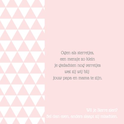 Geboortekaart zusje babyzus av 2