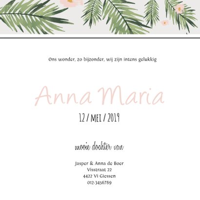 Geboortekaartje Anna - HM 3