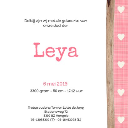 Geboortekaartje-bloem-Leya-SK 3