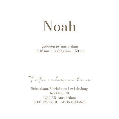 Geboortekaartje - Eekhoorn krans herfst 3