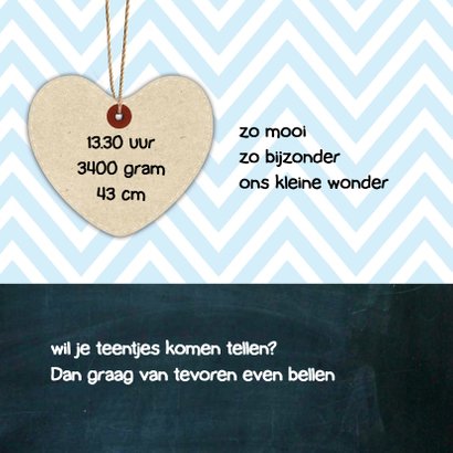geboortekaartje hip met uiltje 2