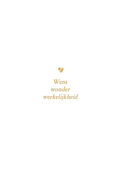 Geboortekaartje illustratie zus met baby op schoot goud 2