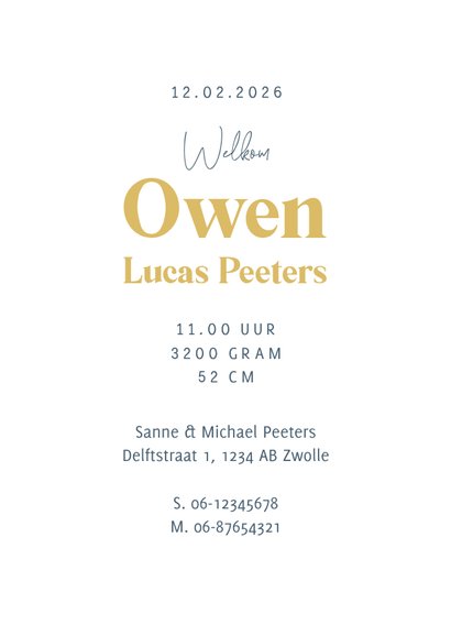 Geboortekaartje jongen luchtvaartuigen wolken maan sterren 3