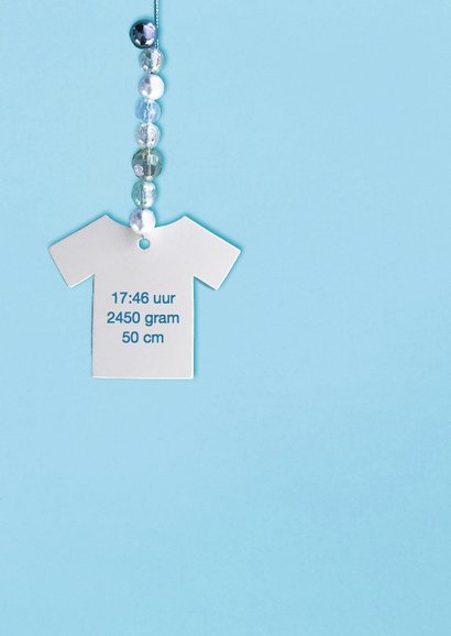 geboortekaartje jongen t shirt 2