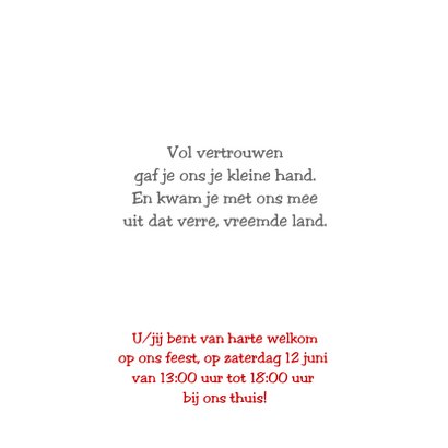 Geboortekaartje Lenn 2