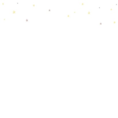 Geboortekaartje meisje met een lief girafje Achterkant