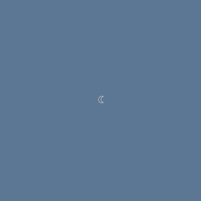 Geboortekaartje minimalistisch maantje blauw jongen Achterkant