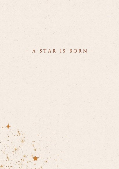 Geboortekaartje moon andsStars 2