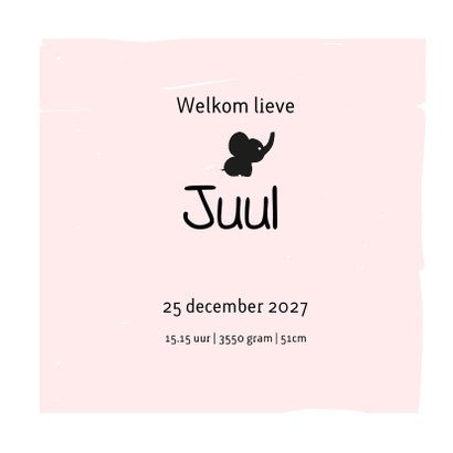Geboortekaartje Olli-Fantje 3