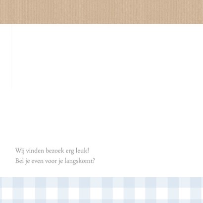 Geboortekaartje Ruben lijst 2