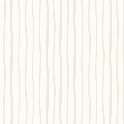 Geboortekaartje schattig uiltje beige lief gestreept Achterkant