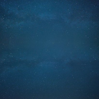 Geboortekaartje silhouet 3 broers hand in hand in volle maan Achterkant