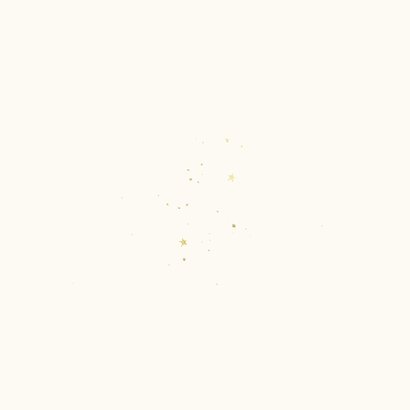 Geboortekaartje sterrenbeeld met maan sterren beige waterman Achterkant