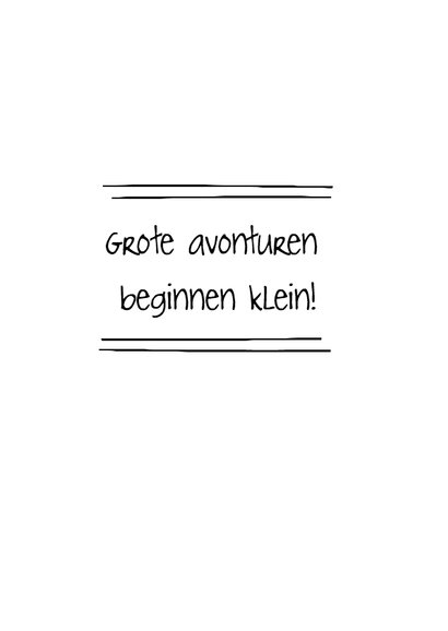 Geboortekaartje stoere fotokaart - Zo Joann 2