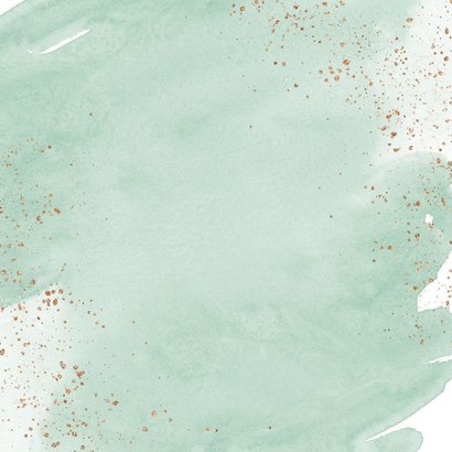 Geboortekaartje tweeling neutraal jongen meisje poes kittens Achterkant