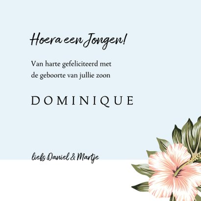 Geboortekaartje - Welkom kleintje 3