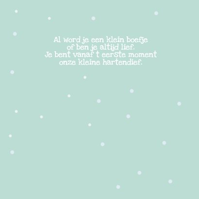 Geboortekaartje winterbos 2