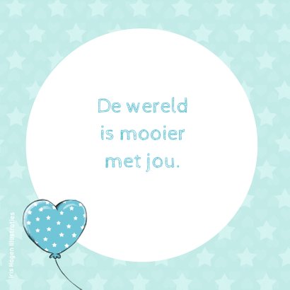 Geboortekaartje zoon met olifantje en kroon 2