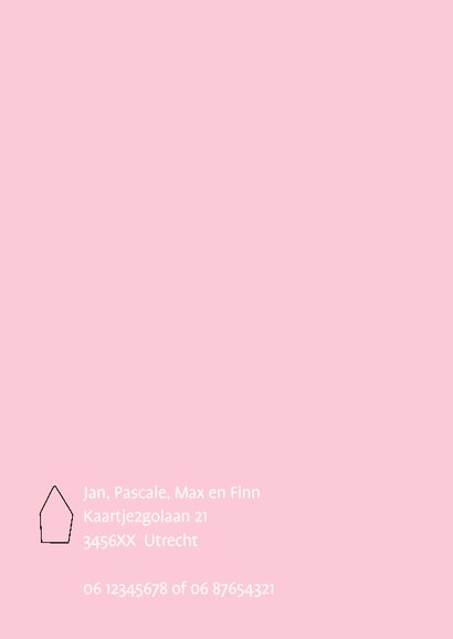 Geboortekaartje Zusje welkom 2