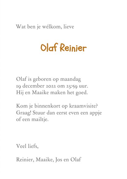 Geboren linnen aquarel grijsgroen hartjes 3