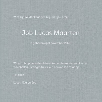 Geboren zoon illustratie handen 3