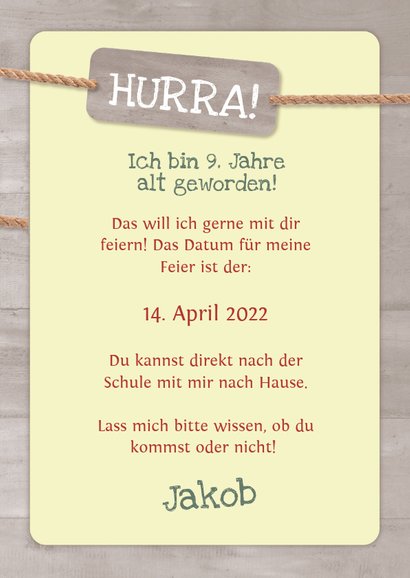 Geburtstagseinladung Kletterwald Neroberg 3