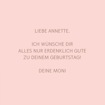 Geburtstagskarte Birthday geometrisch rosa 3