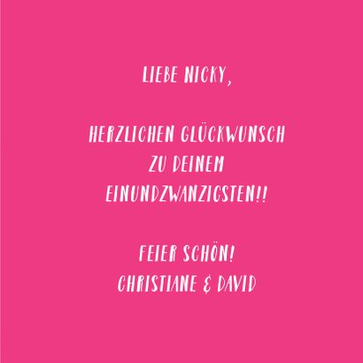 Geburtstagskarte 'Hooray it's your birthday' 3