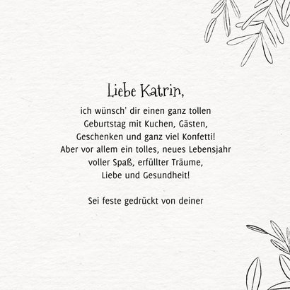 Geburtstagskarte lila Schmetterling 3
