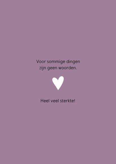 Gedichtenkaart geen woorden voor 3