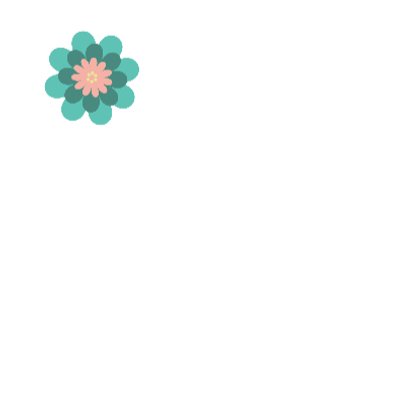 Gefeliciteerd bloemenillustratie 3