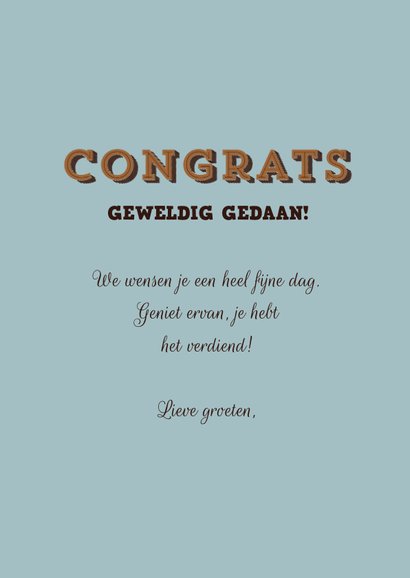 Gefeliciteerd met je PhD kaart - Coffeelover 3