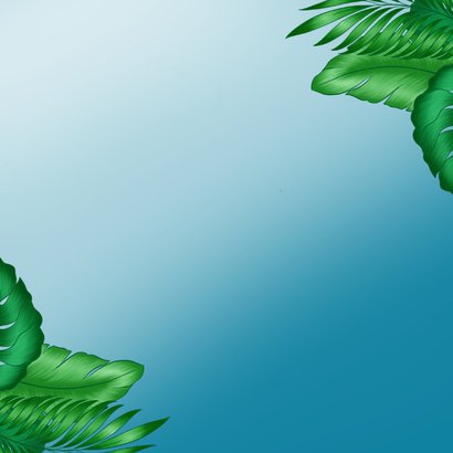 Gekleurd bruin kindje slapend in een wiegje in de jungle  Achterkant