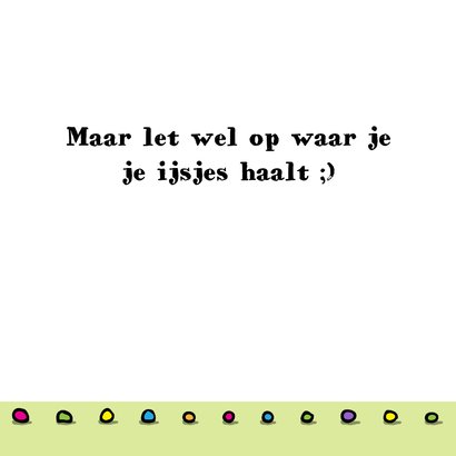 Geniet van het mooie weer - eenhoorn ijs 2