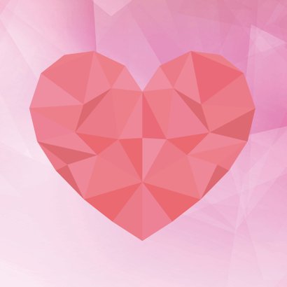 Geometrische liefdes kaart 2
