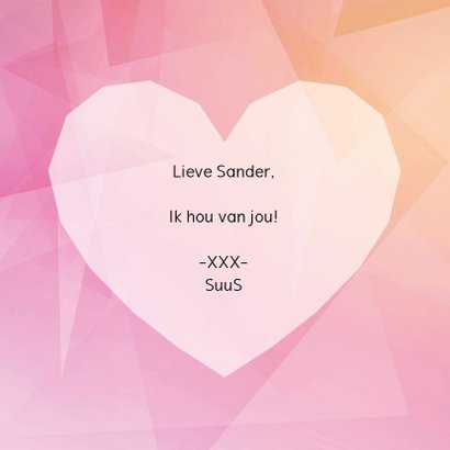 Geometrische liefdes kaart 3