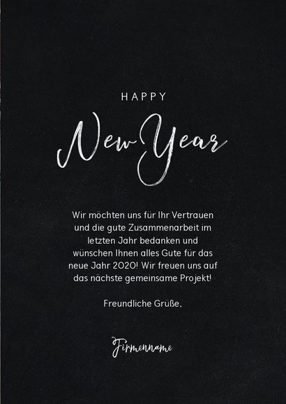 Geschäftliche Neujahrskarte 4 Fotos und Happy New Year 3
