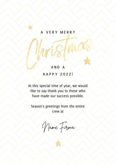 Geschäftliche Weihnachtskarte Bilderreihe schwarz-weiß 3