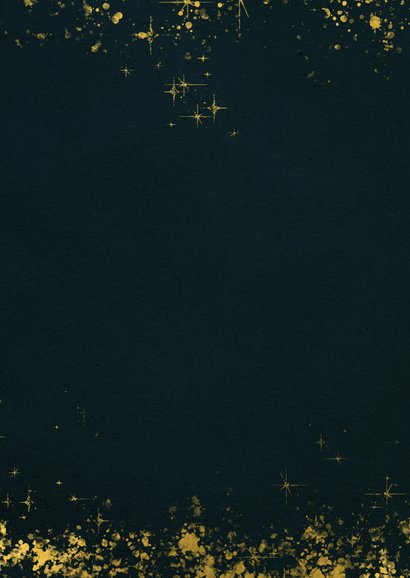 Geschäftliche Weihnachtskarte "Danke" Rückseite