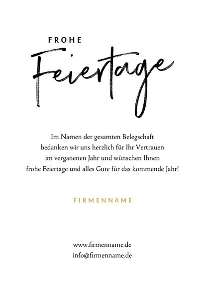 Geschäftliche Weihnachtskarte Fotocollage Höhepunkte 2019 3