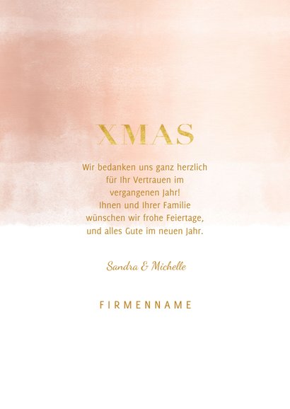 Geschäftliche Weihnachtskarte Fotocollage XMAS 3