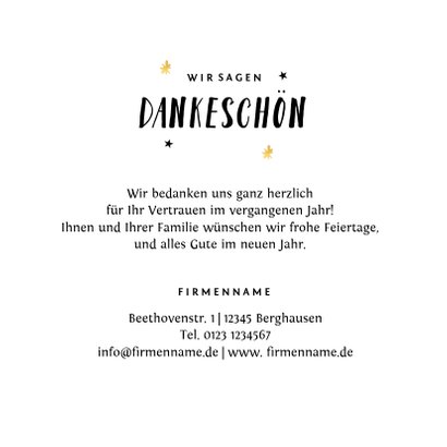 Geschäftliche Weihnachtskarte mit 8 Fotos 3