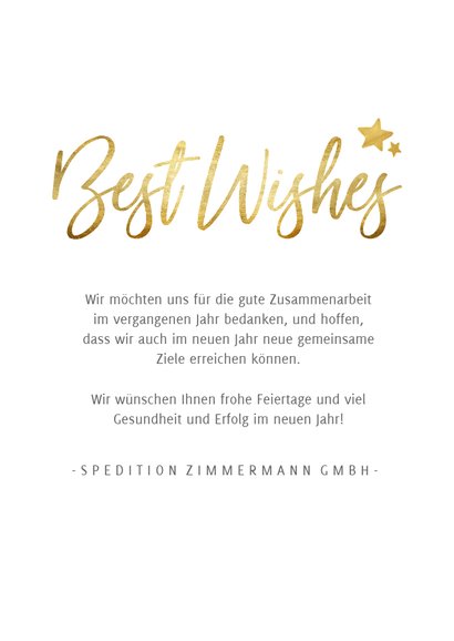 Geschäftliche Weihnachtskarte mit Fotos Spedition 3