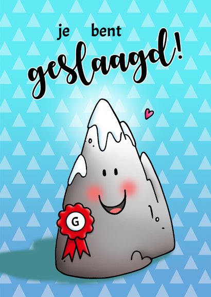 Geslaagd berg hé topper 3