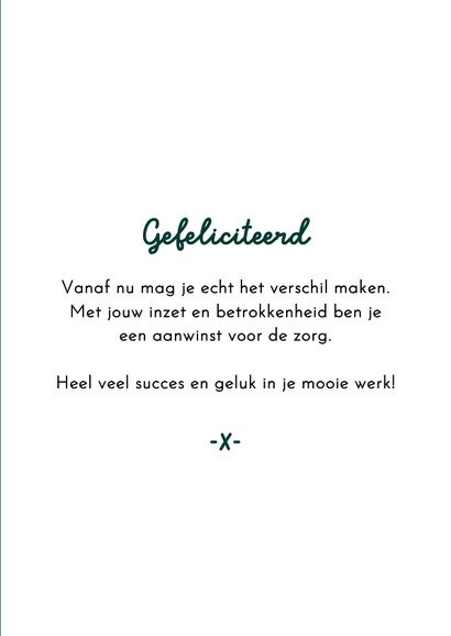 Geslaagd gefeliciteerd zorg dokter kikker humor 3