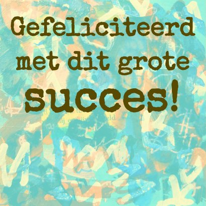 Geslaagd groot succes IW 2